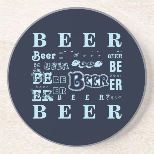 Bier Zandsteen Onderzetter (Voorkant)