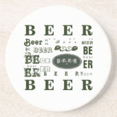 Bier Zandsteen Onderzetter (Voorkant)