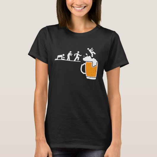 Bierääufer Beer Stein Brewery House Brewery Alcoho T-shirt (Voorkant)