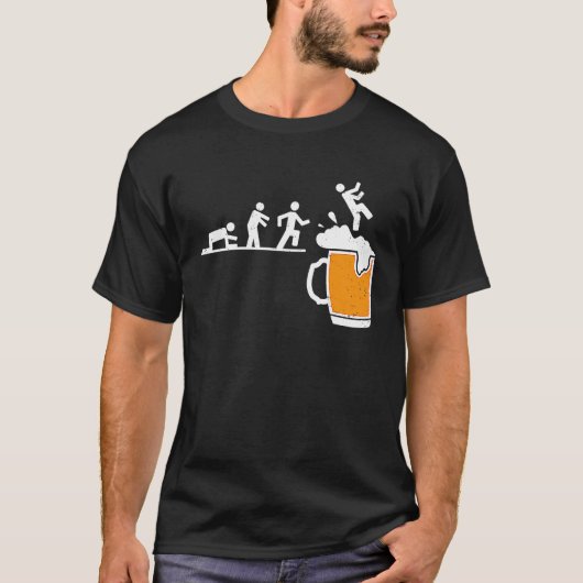 Bierääufer Beer Stein Brewery House Brewery Alcoho T-shirt (Voorkant)