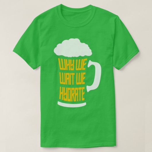 Bieralcohol Cadeau Drink 1 T-shirt (Design voorkant)