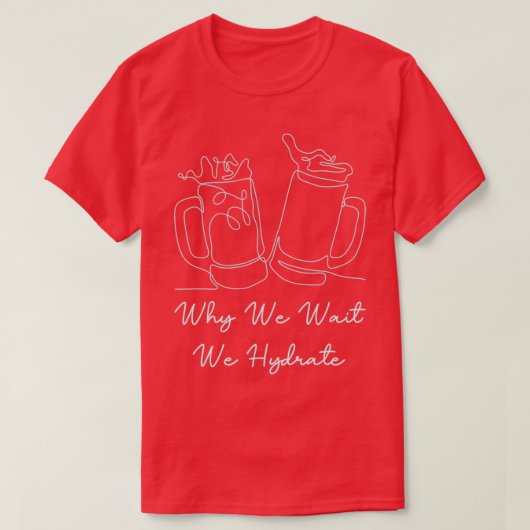 Bieralcohol Drink T-shirt (Design voorkant)