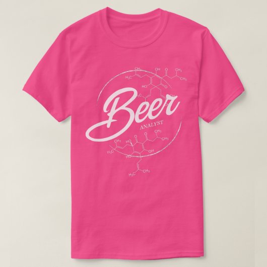Bieranalist Funny Bier T-shirt (Design voorkant)