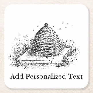 Bierbakkerszwarte en witte  tekening kartonnen onderzetters