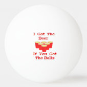 Bierballen Ping Pong Ball voor Bierpong (Voorkant)
