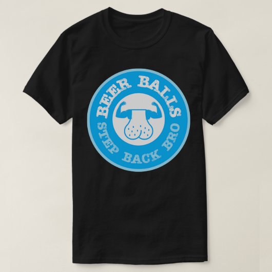 Bierballen Stap terug Bo T-shirt (Design voorkant)