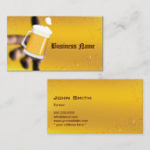 Bierbar slijterij visitekaartje (Voorkant / Achterkant)