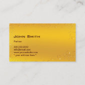 Bierbar slijterij visitekaartje (Achterkant)