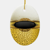 Bierbellen Ale Amber Drinken 2 Keramisch Ornament (Voorkant)