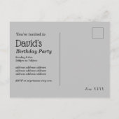 bierberen, kauwen, volwassen verjaardag uitnodiging briefkaart (Achterkant)