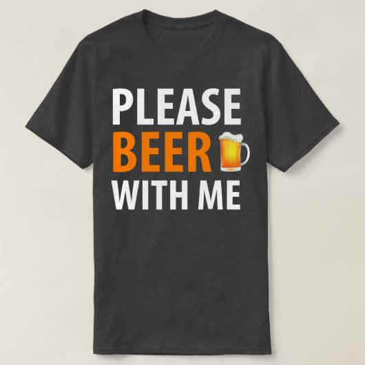 BIERBIER HUMOR BIJ MIJ T-SHIRT (Design voorkant)