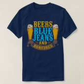 Bierblauwe jood en bosbranden t-shirt (Design voorkant)