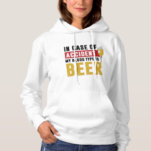 Bierbloedtype Hoodie (Voorkant)