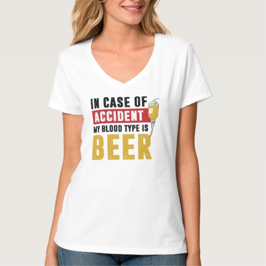 Bierbloedtype T-shirt (Voorkant)