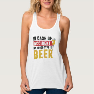 Bierbloedtype Tanktop