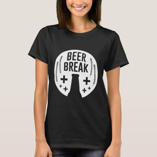 Bierbreak Native Drink bier wordt gemaakt door Man T-shirt (Voorkant)