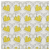 Bierbril Brewery Modern Cute Mok Sjabloon Stof (Swatch)