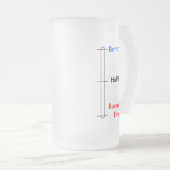 Bierbril ... Unieke Groomsmen Giften Matglas Bierpul (Voorkant rechts)