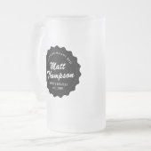 Bierbriljante vader matglas bierpul (Voorkant links)