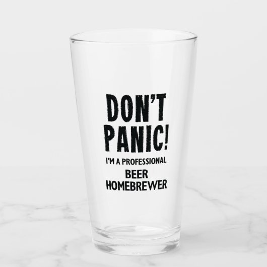 bierbrouwer glas (Voorkant)