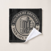 Bierbrouwerij Aangepaste naam Brewery Big Mok Bad Handdoek (Wasdoekje)