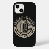 Bierbrouwerij Aangepaste naam Brewery Big Mok Case-Mate iPhone Case (Achterkant)