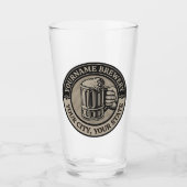 Bierbrouwerij Aangepaste naam Brewery Big Mok Glas (Voorkant)