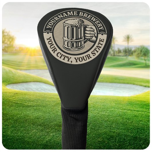 Bierbrouwerij Aangepaste naam Brewery Big Mok Golfheadcover