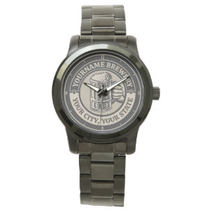 Bierbrouwerij Aangepaste naam Brewery Big Mok Horloge