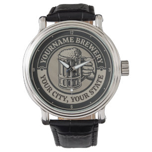 Bierbrouwerij Aangepaste naam Brewery Big Mok Horloge