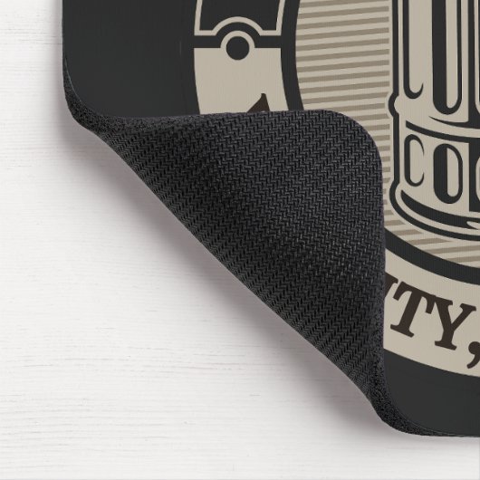 Bierbrouwerij Aangepaste naam Brewery Big Mok Muismat (Hoek)