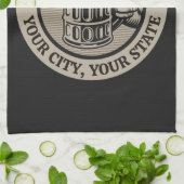 Bierbrouwerij Aangepaste naam Brewery Big Mok Theedoek (Gevouwen)