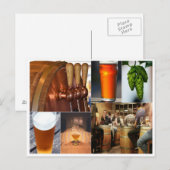 bierbrouwerij brouwerij pint ale brouwerij stout briefkaart (Voorkant / Achterkant)