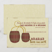 Bierbrouwerij Save the Date (Voorkant / Achterkant)