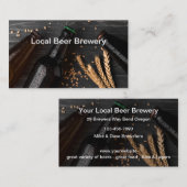 Bierbrouwerij Sjabloon voor visitekaartje Glanzend (Voorkant / Achterkant)