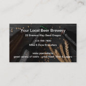 Bierbrouwerij Sjabloon voor visitekaartje Glanzend (Achterkant)