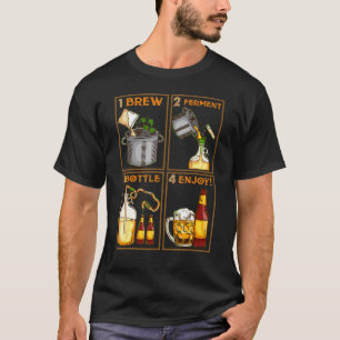 Bierbrouwerij voor de brouwerij van de brouwerij t-shirt