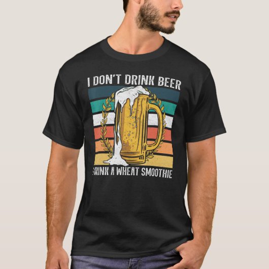 bierbrouwerij voor het afvlakken van tarwe, drinkb t-shirt (Voorkant)
