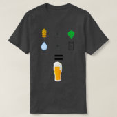 Bierbrouwerijingrediënten T T-shirt (Design voorkant)