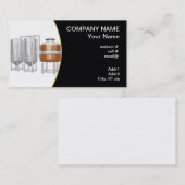 Bierbrouwerijuitrusting Visitekaartje (Voorkant / Achterkant)