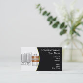 Bierbrouwerijuitrusting Visitekaartje (Staand voorkant)