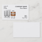 Bierbrouwerijuitrusting Visitekaartje (Voorkant / Achterkant)