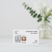 Bierbrouwerijuitrusting Visitekaartje (Staand voorkant)