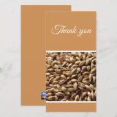 Bierbrouwers Gemoute Graan Bedankkaart (Voorkant / Achterkant)