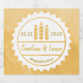 Bierbrouwt voordat ik het bierflesje Pet doe Bier Etiket (Enkel label)