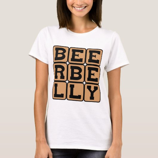 Bierbuik, Bijwerking van het Nuttigen van Ale T-shirt (Voorkant)