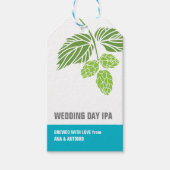 Biercadeau Label, Hops, hangend label Cadeaulabel (Voorkant)