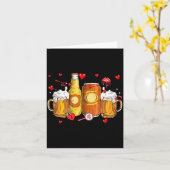 Biercollectie Valentijnsdag Matching Drinker Kaart (Gele Bloem)