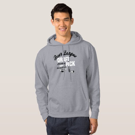 Biercompetitie Hockey Draft Pick Hoodie (Voorkant volledig)