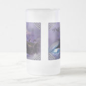 Biercoop met dolfijn matglas bierpul (Center)